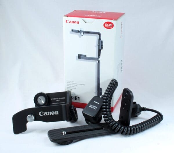 Canon SB-E1 bracket & off camera cable